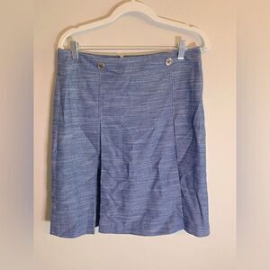 Tommy Hilfiger blue tweed like skirt size 6